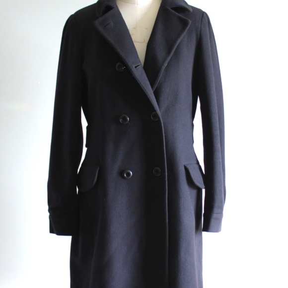 A.P.C. Navy Blue Classic Wool Peacoat - Picture 4 of 9